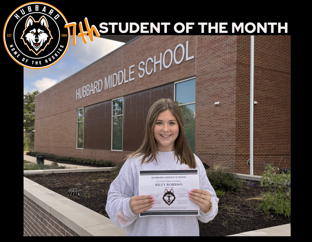 7th Grade Student of the Month