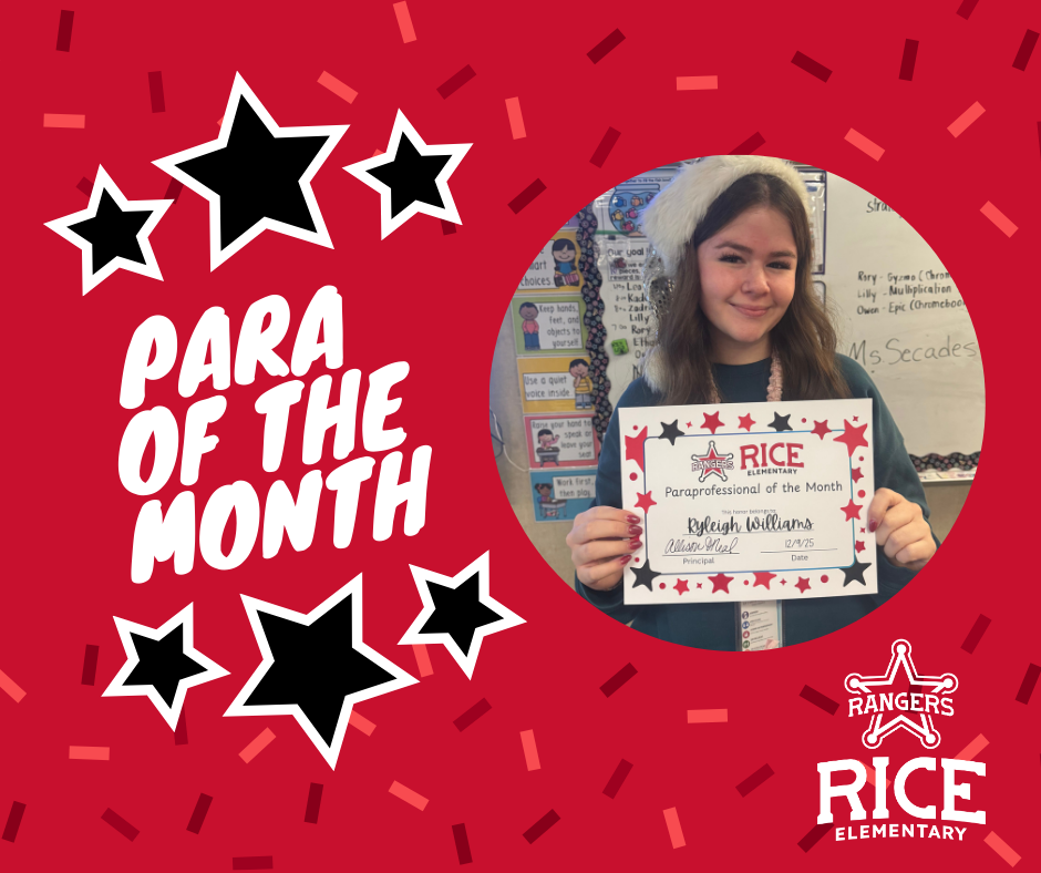 Ryleigh Williams holding her certificate