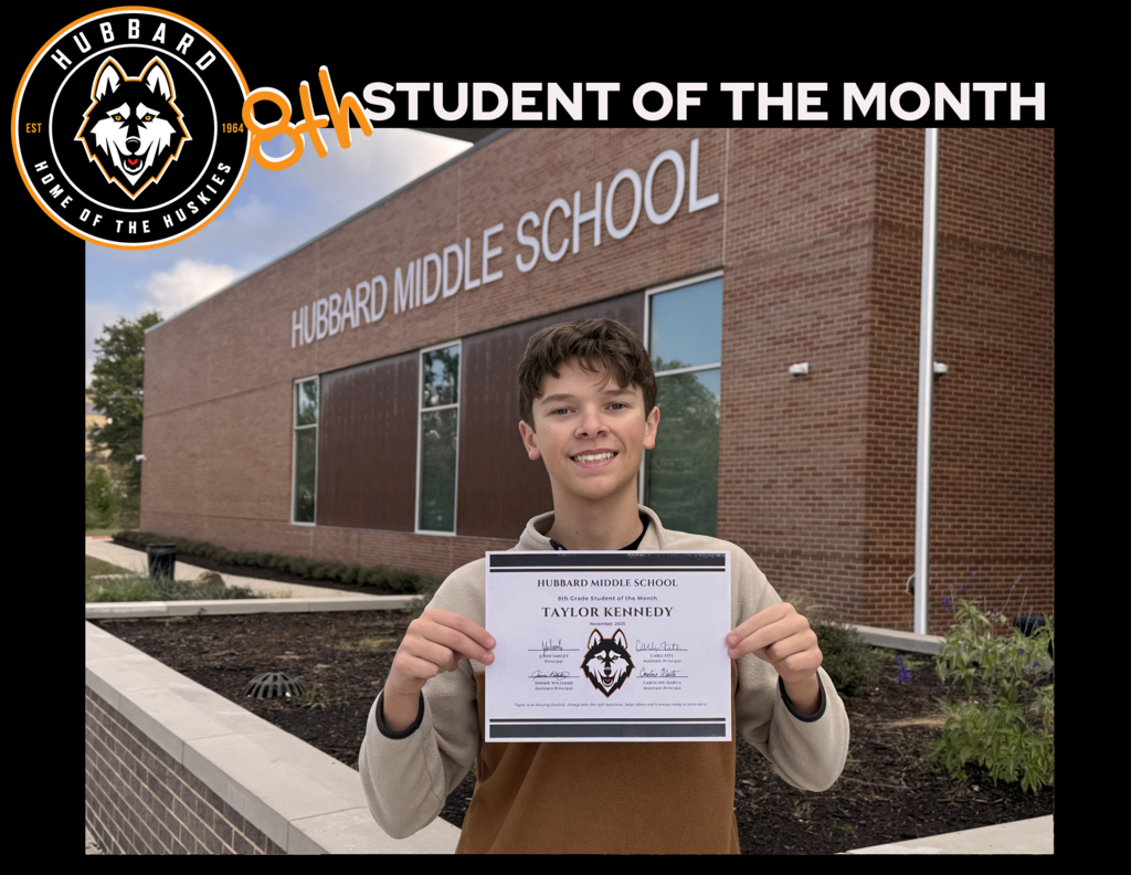 8th grade Student of the Month