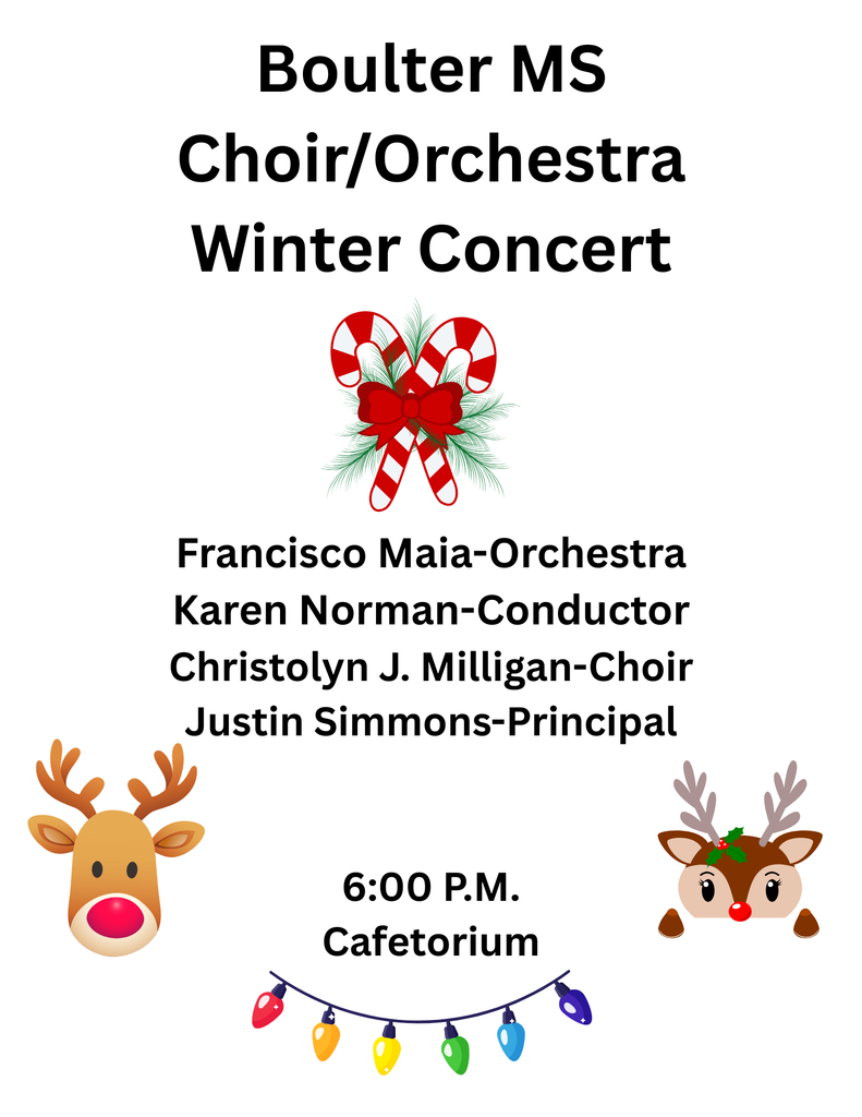 Boulter MS Choir/ Orchestra Concert