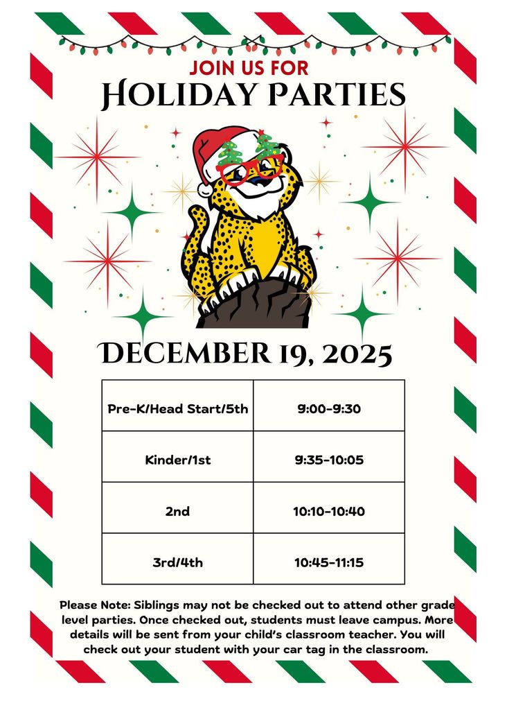 holiday party information