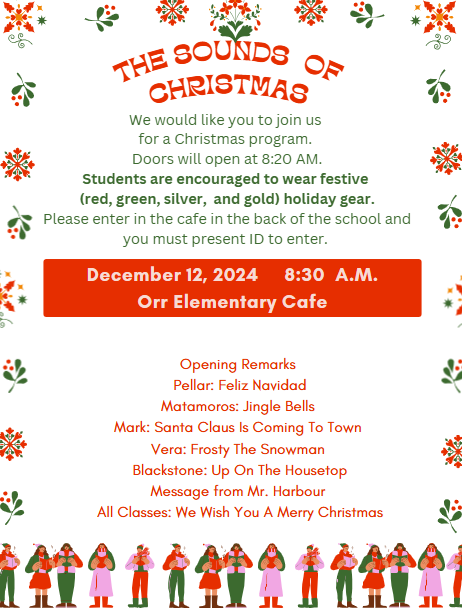 the sounds of christmas program information