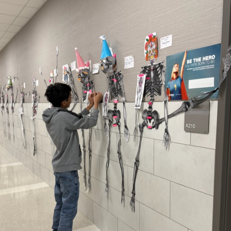 Christmas skeleton decorations