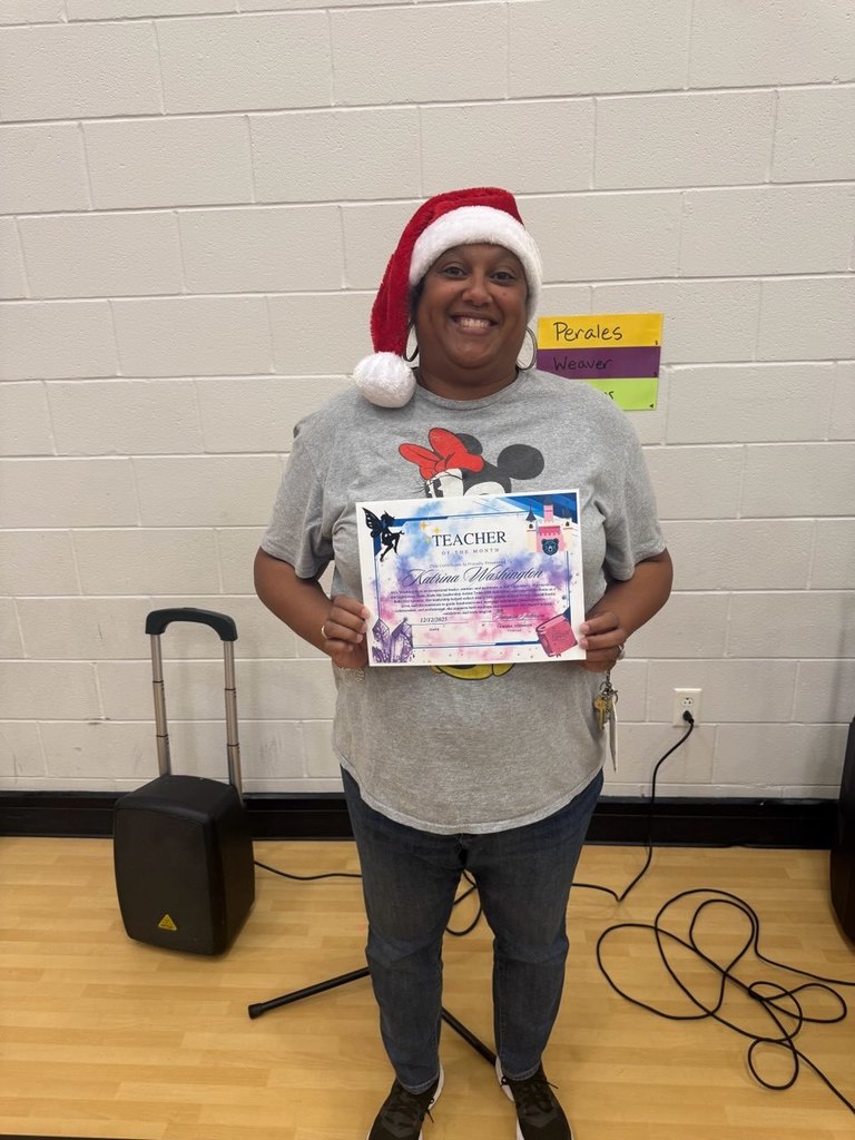 teacher of the month