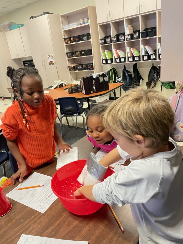 Students got hands-on by experiencing ice water to better understand how Arctic animals use special features—like thick fur and blubber—to stay warm.