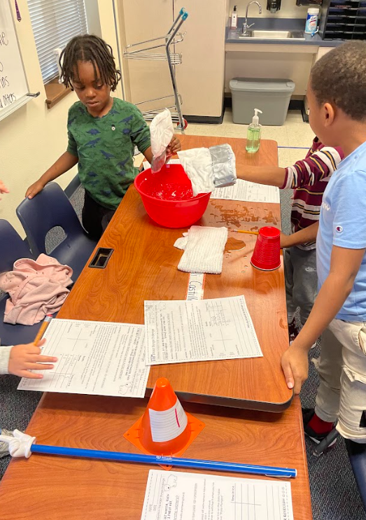 Students got hands-on by experiencing ice water to better understand how Arctic animals use special features—like thick fur and blubber—to stay warm.