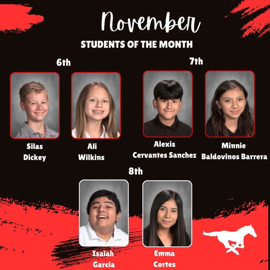 Students of the month