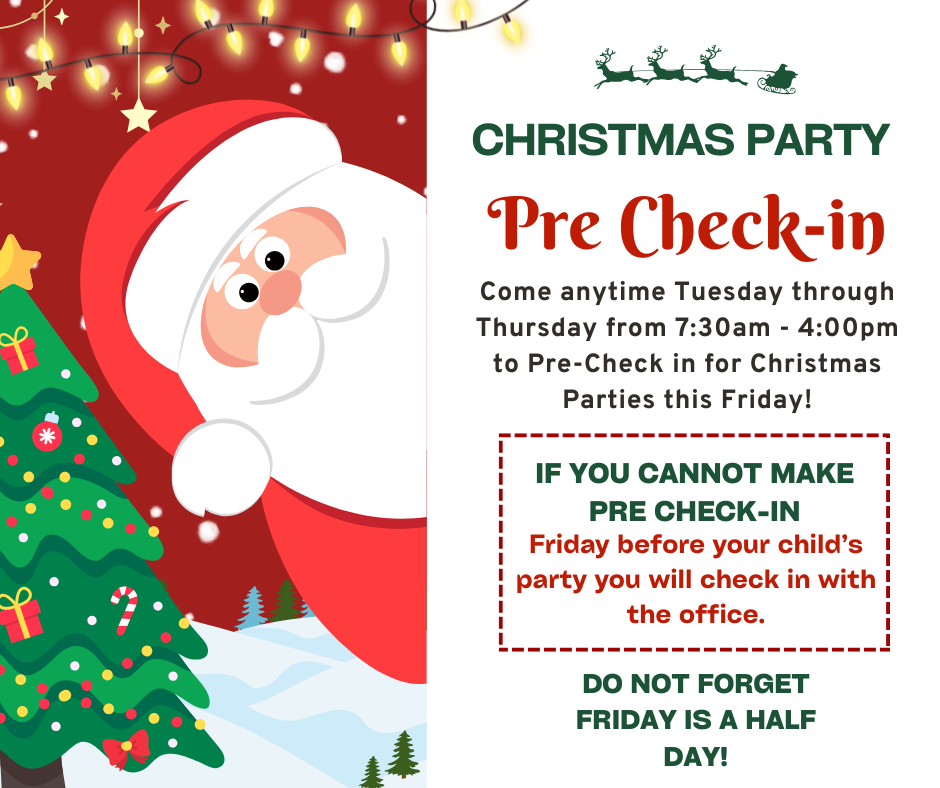 Christmas Party Pre-Check In
