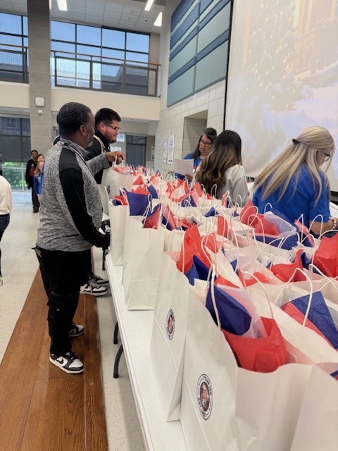 people getting gifts