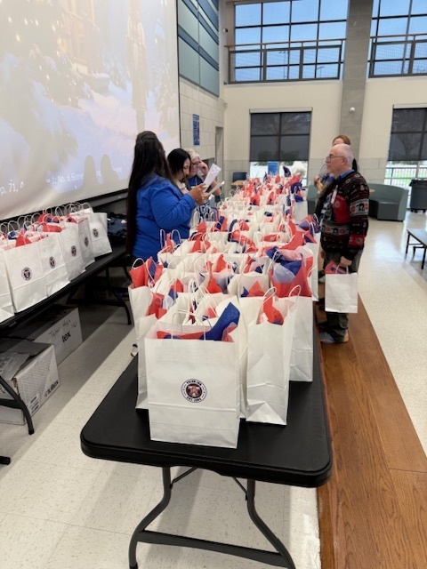 people getting gifts