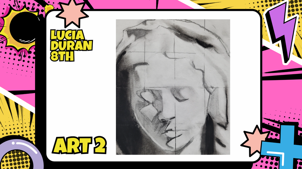8th grade artist of the month Lucia Duran