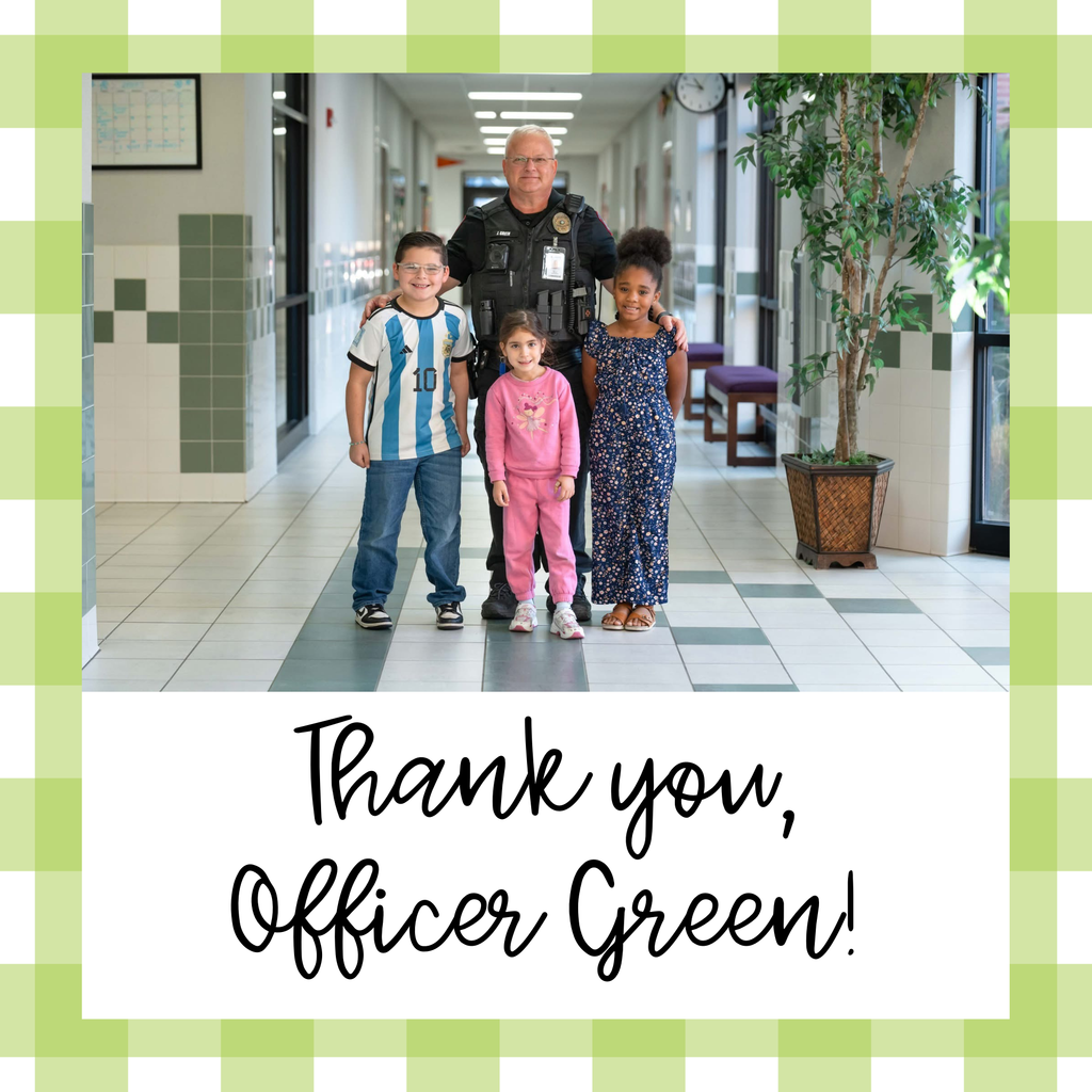 Thank you, Officer Green!
