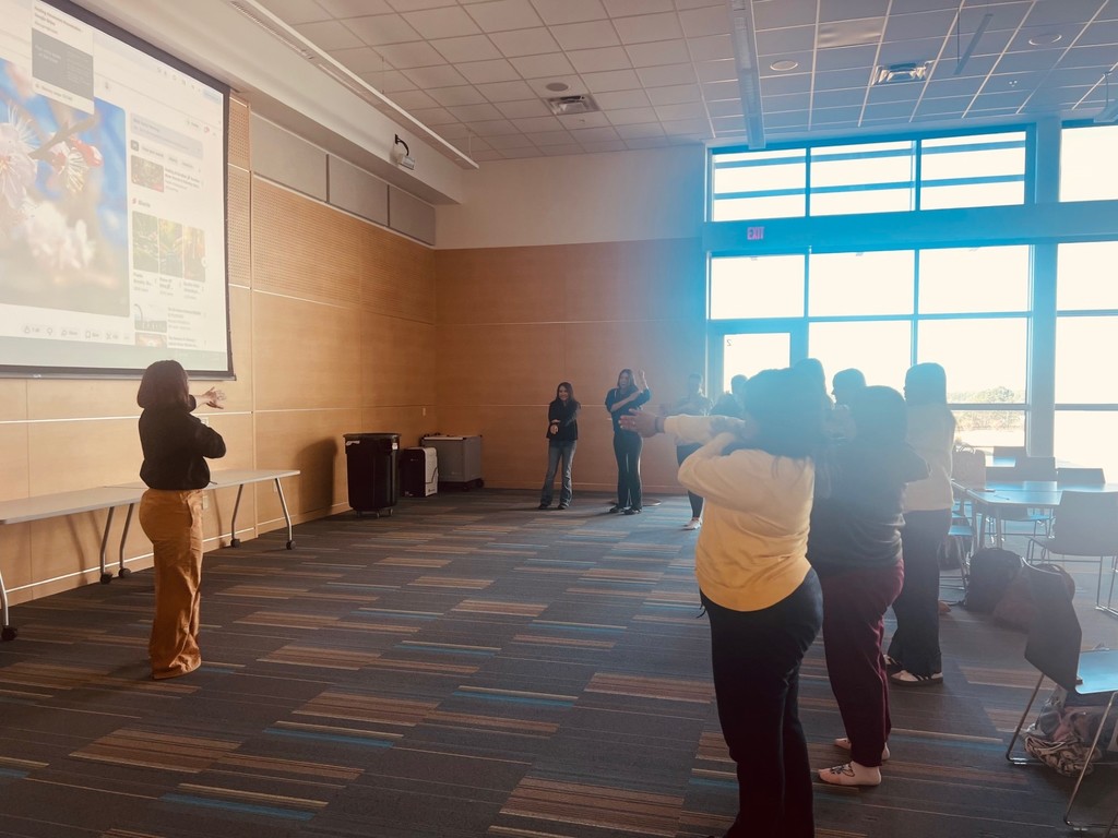 Occupational Therapist guest speaker talking to CTC students at the CTC.