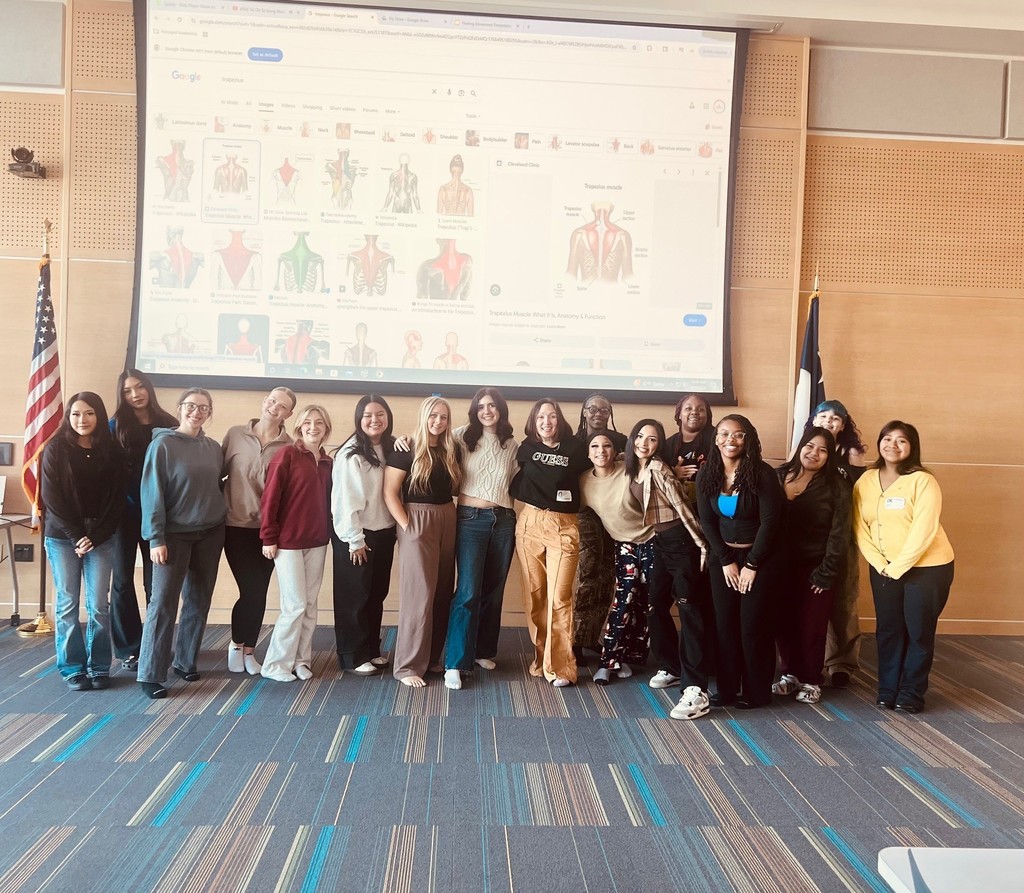 Practicum of Human Service students of Tyler ISD and the CTC during a guest speaker event.