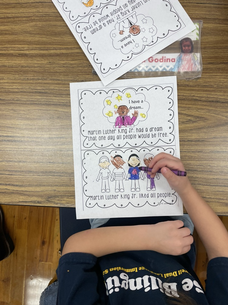 students making posters