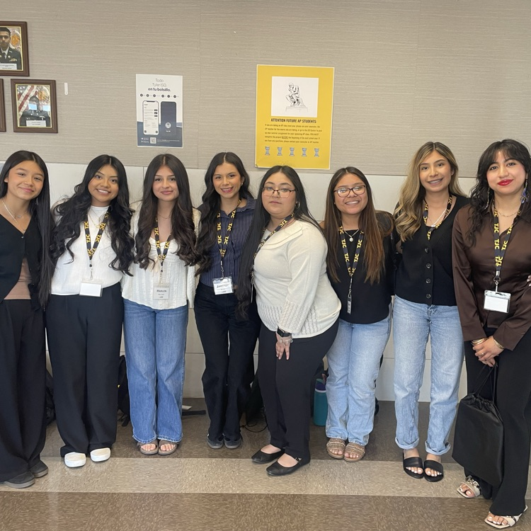 students posing for pictures
