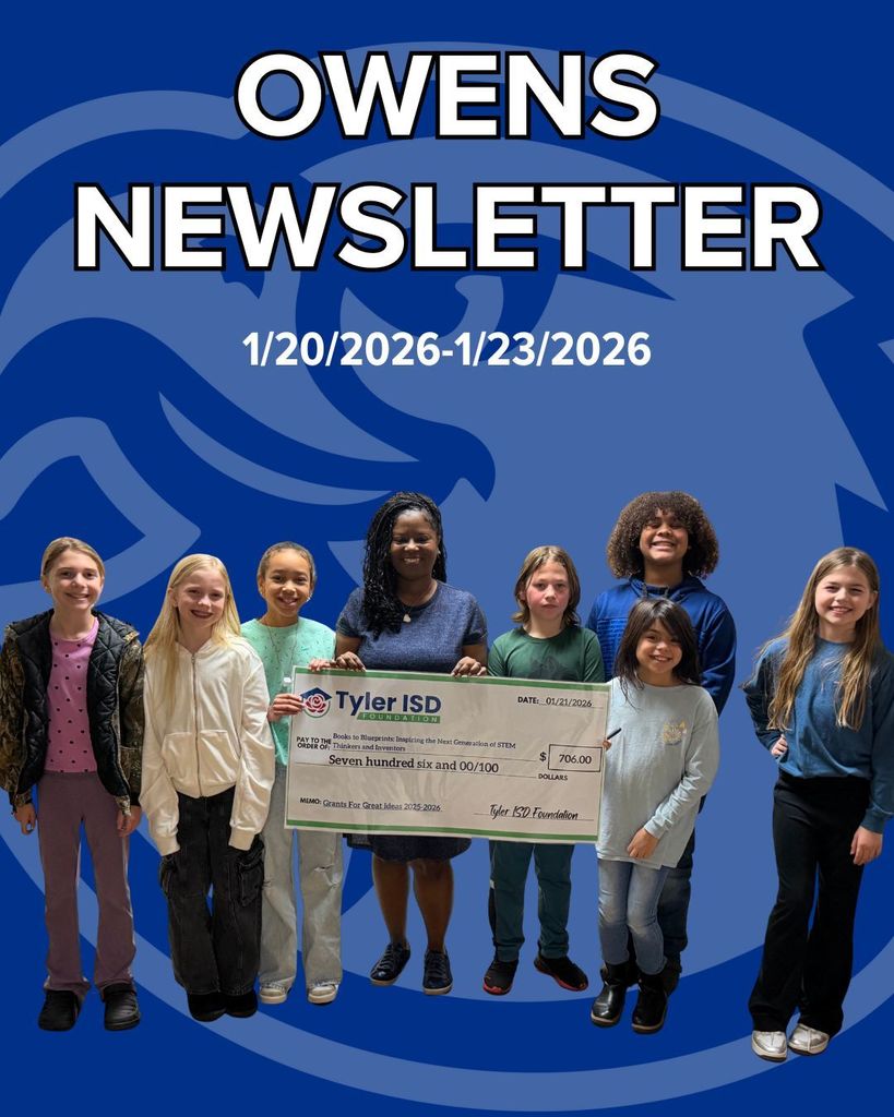 Owens Newsletter January 20th-23rd