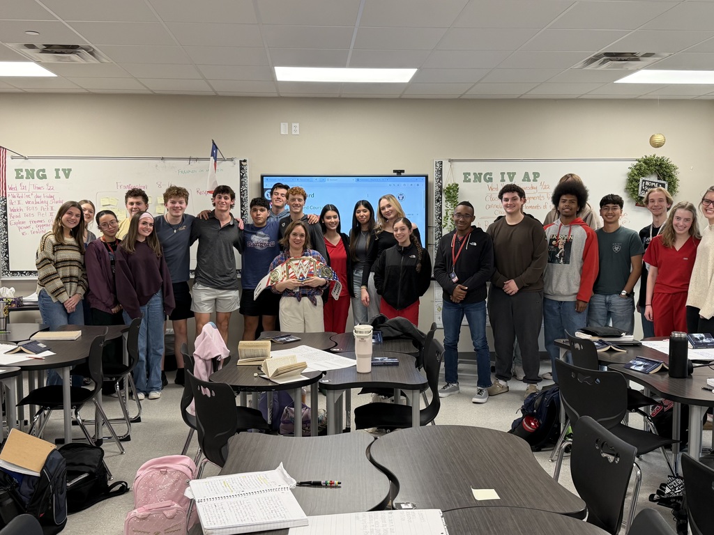 Mrs. Kanyakina and her class with her walk through Wednesday belt