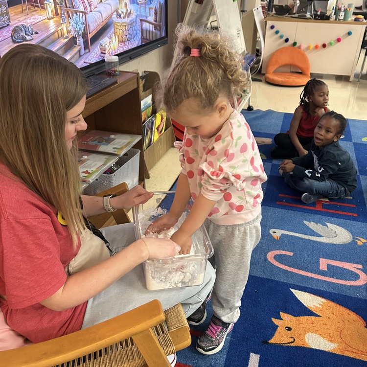 fake snow experiment