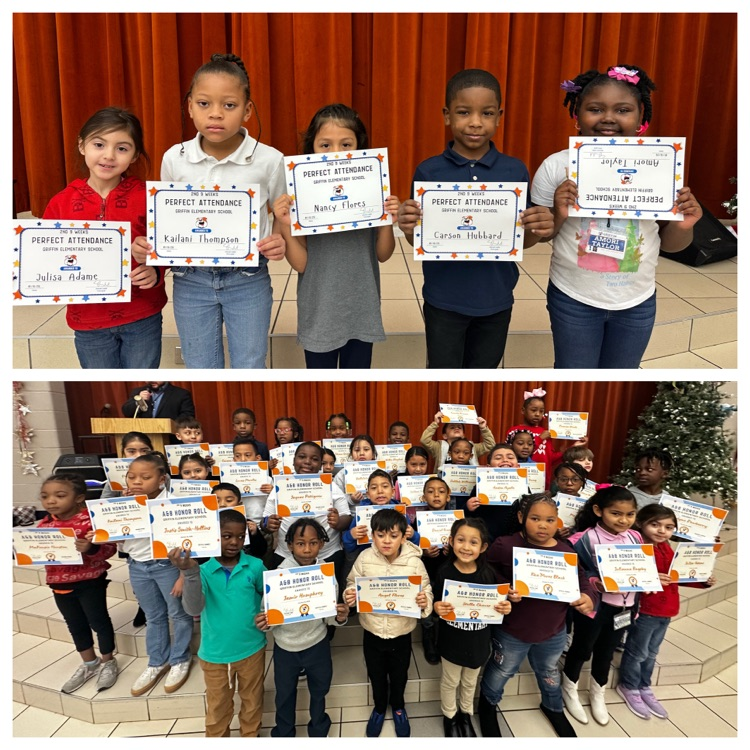 wards assembly photo of students with various awards