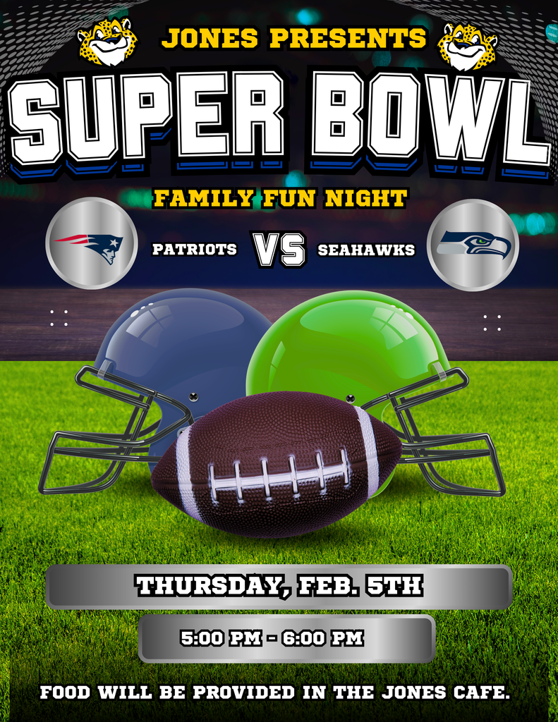 Jaguars Super Bowl Family Fun Night Thursday, Feb. 5th.