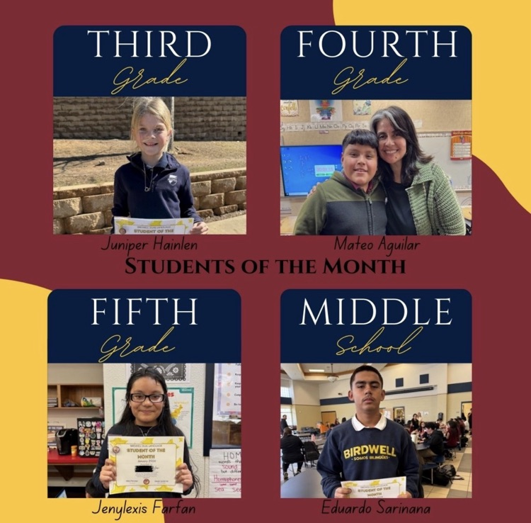 students of the month