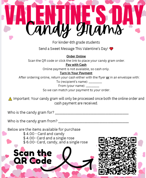 candy grams flyer