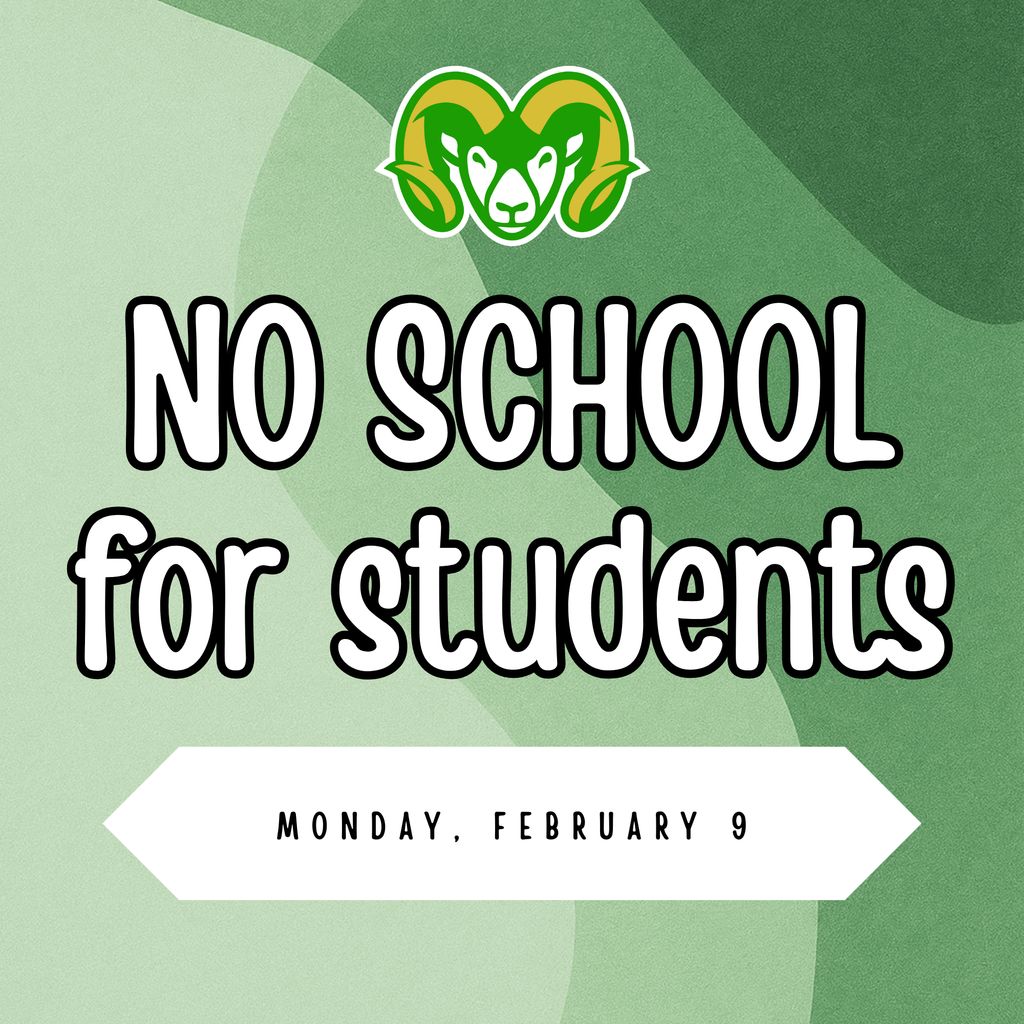 No School for Students Monday, February 9