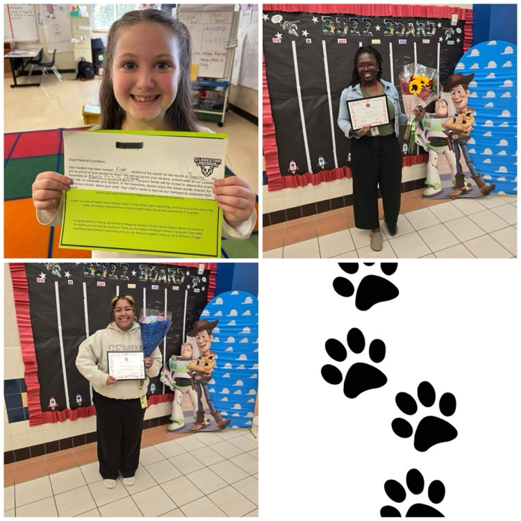 January students of the month 