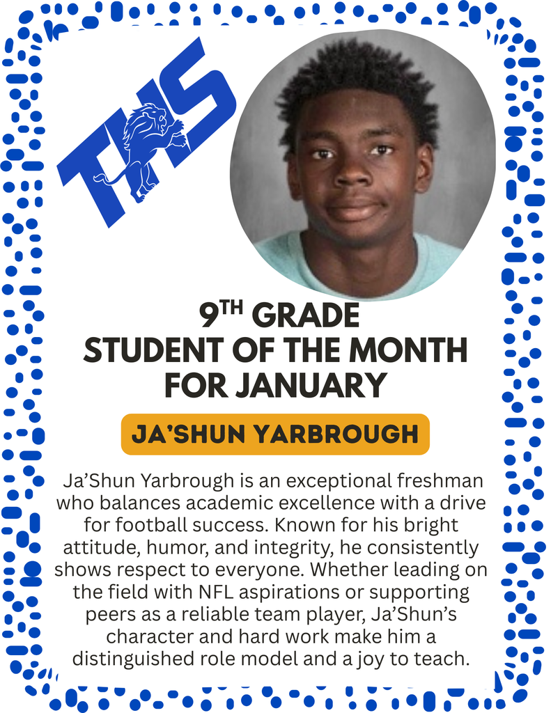 9th grade - Ja'Shun Yarbrough