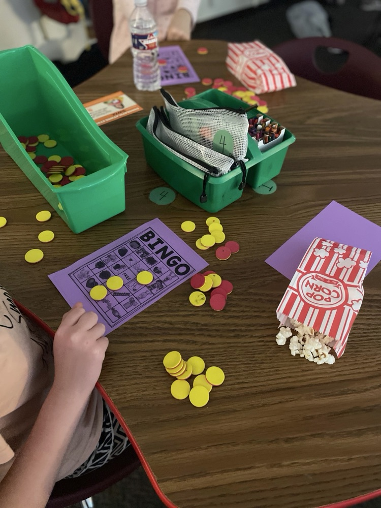 popcorn and bingo party