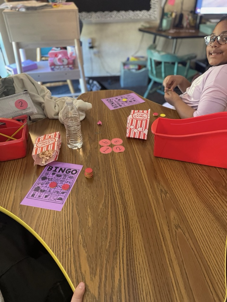 popcorn and bingo party