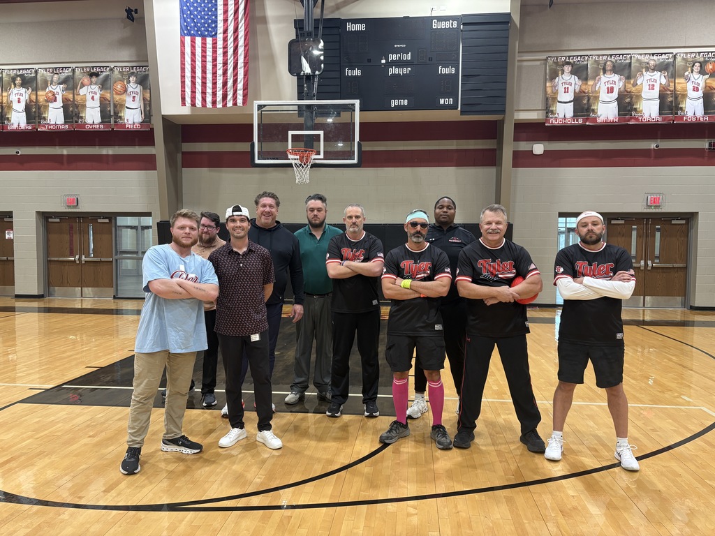 Tyler Legacy teacher dodgeball team