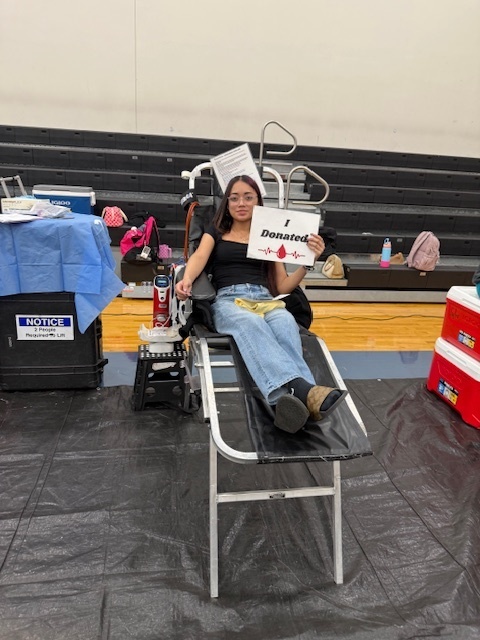 person donating blood