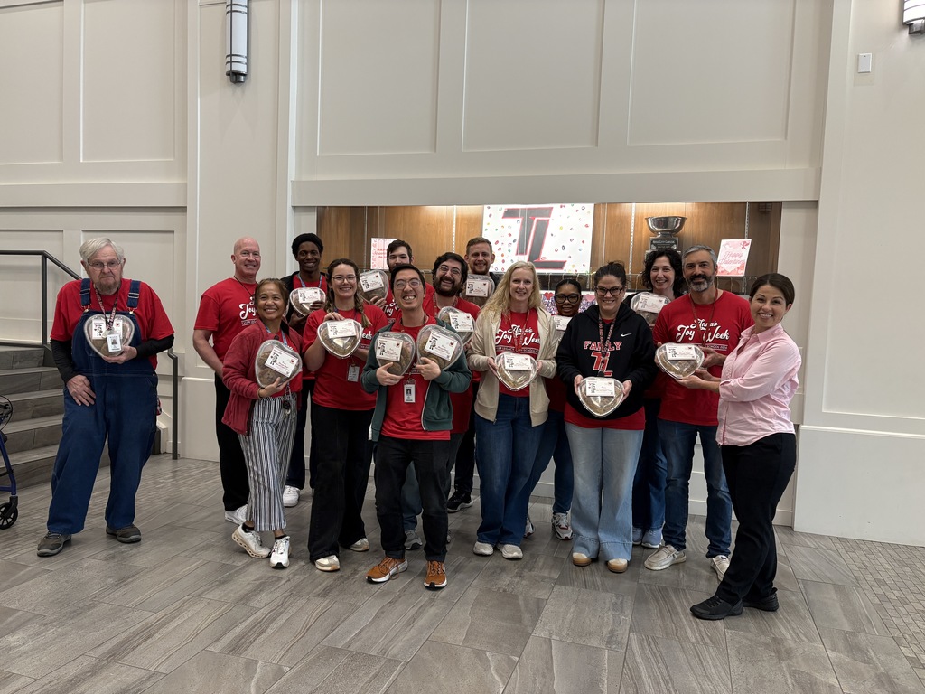 Tyler Legacy teachers with Chick-Fil-A cookies