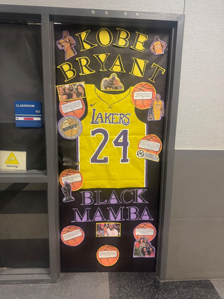 Kobe Bryant Black History Door 