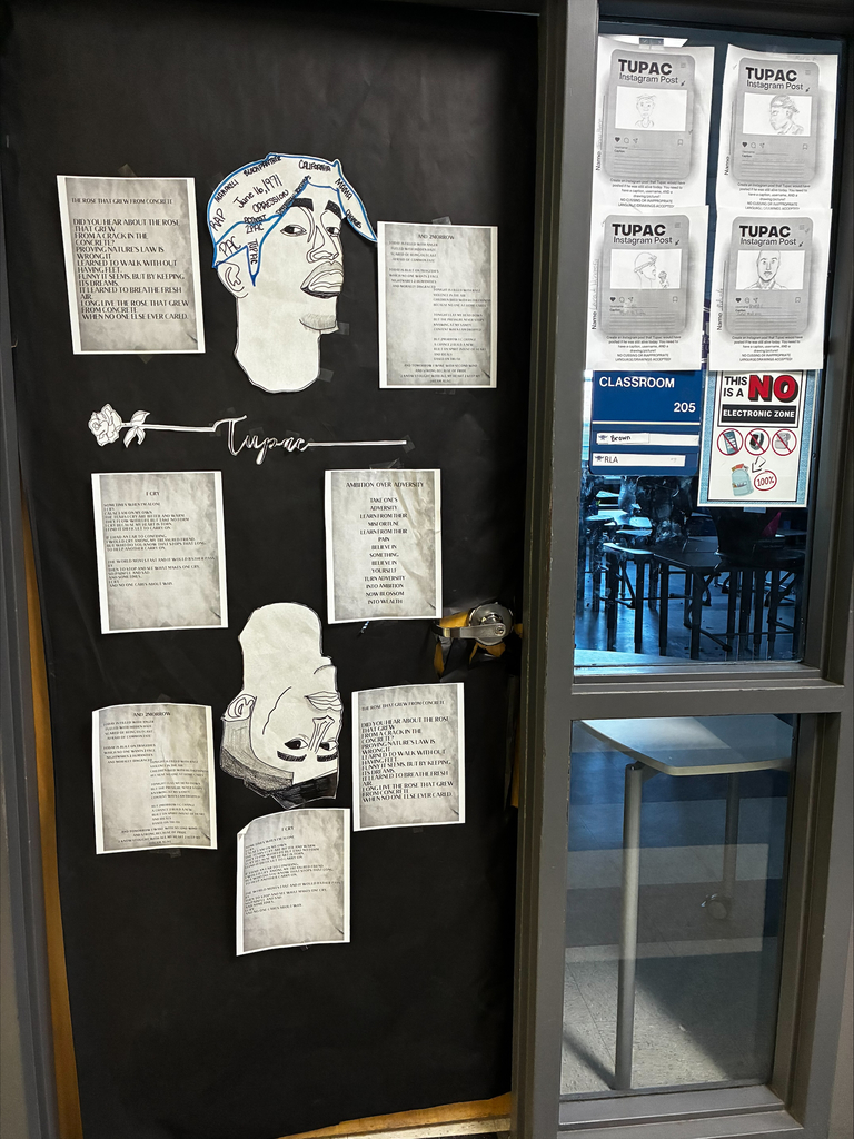 Tupac Black History Door