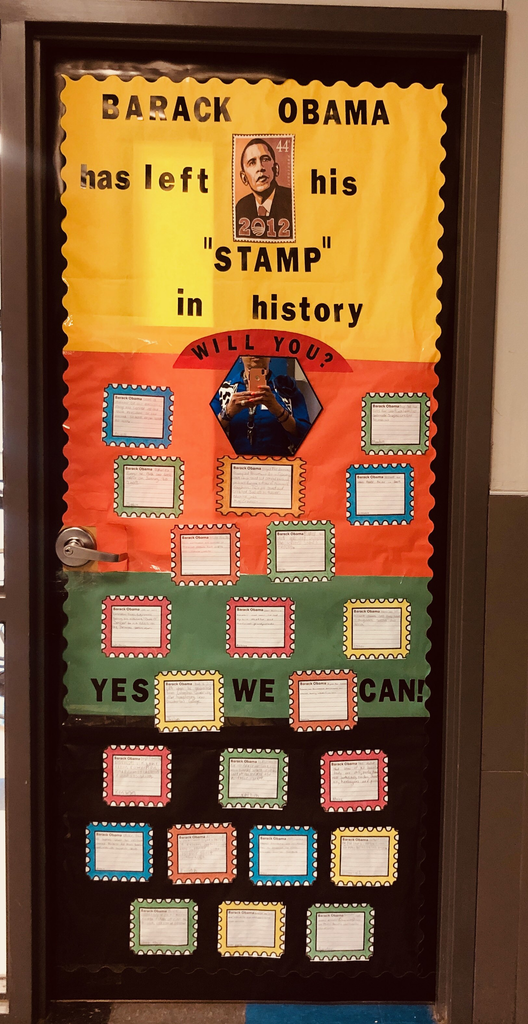 Barack Obama Black History Door 