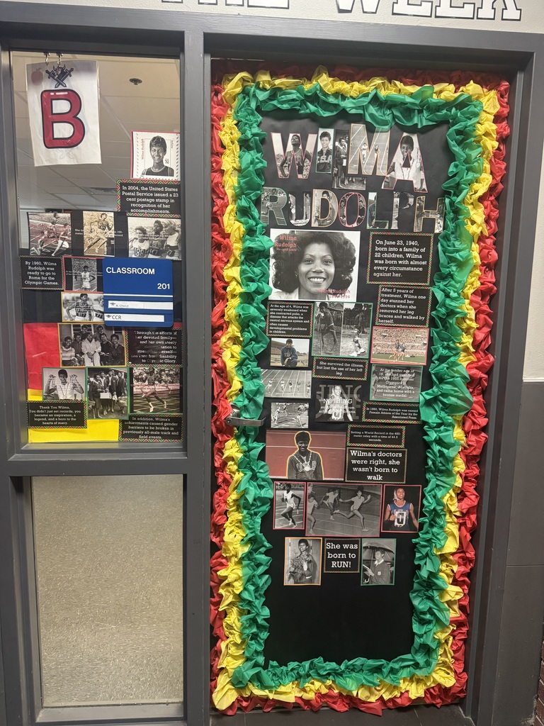Wilma Rudolph Black History Door 