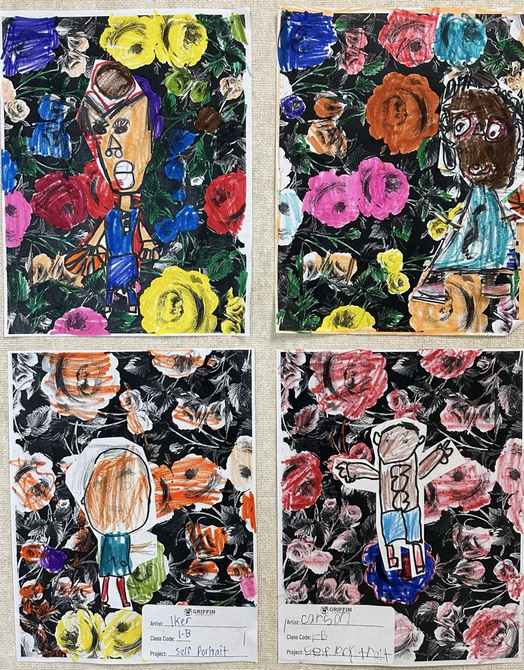 Kehinde Wiley inspired art