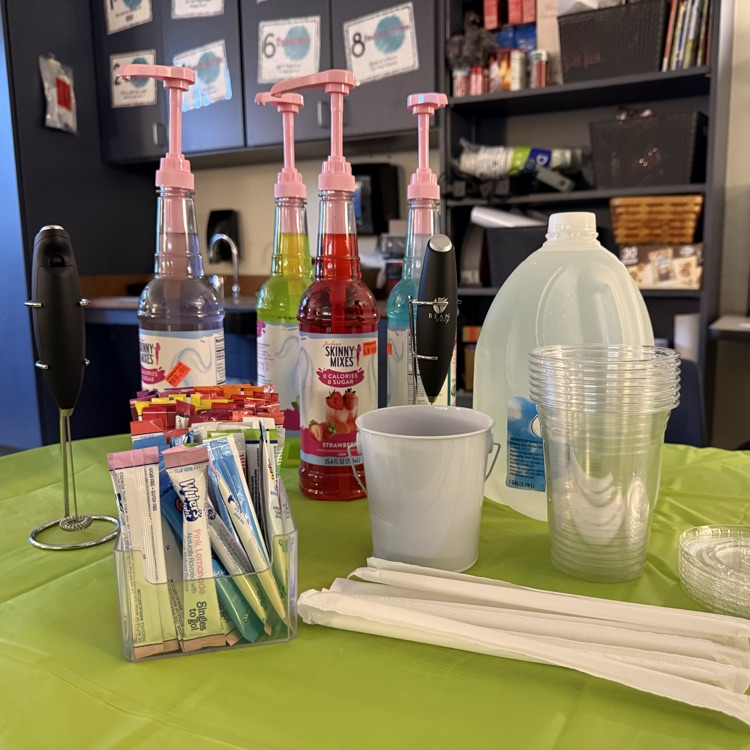 sweet treat drink supplies and handheld mixer 