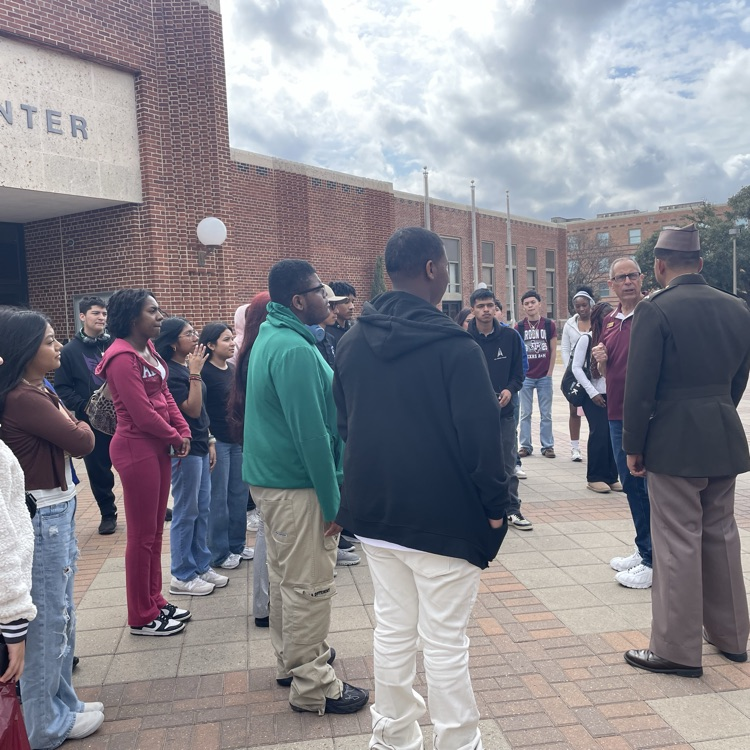 ex student talking to students