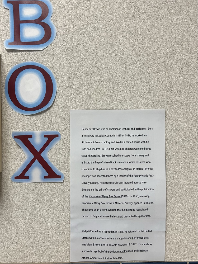 Black History Month Displays