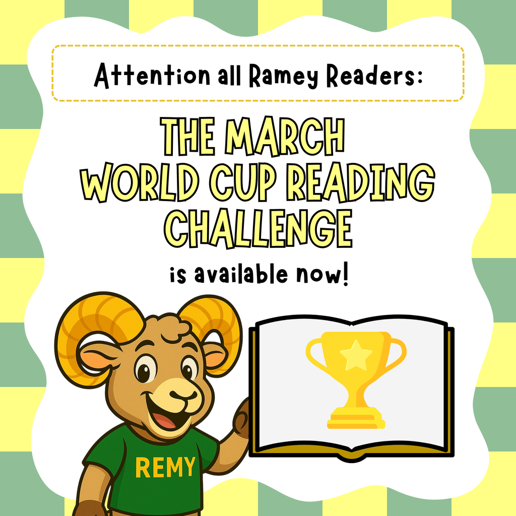 Attention all Ramey Readers: The March World Cup Reading Challenge is available now!