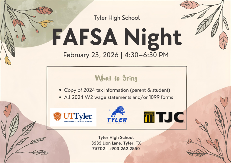 flyer for FFSA night