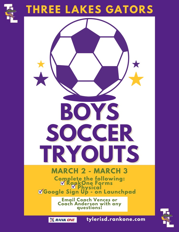 boys soccer tryouts