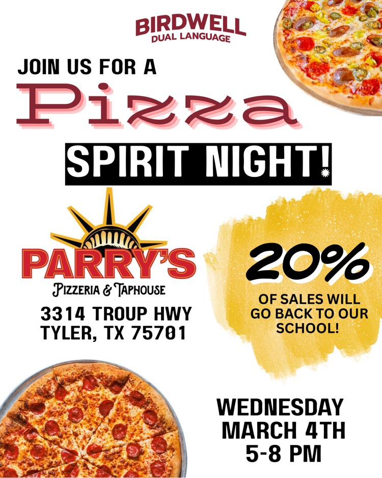 flyer for spirit night 