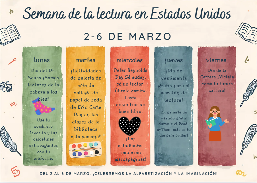 spanish flyer for read across america