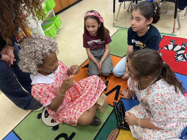 students dressed as old people 
