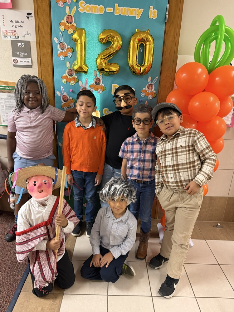 students dressed as old people 